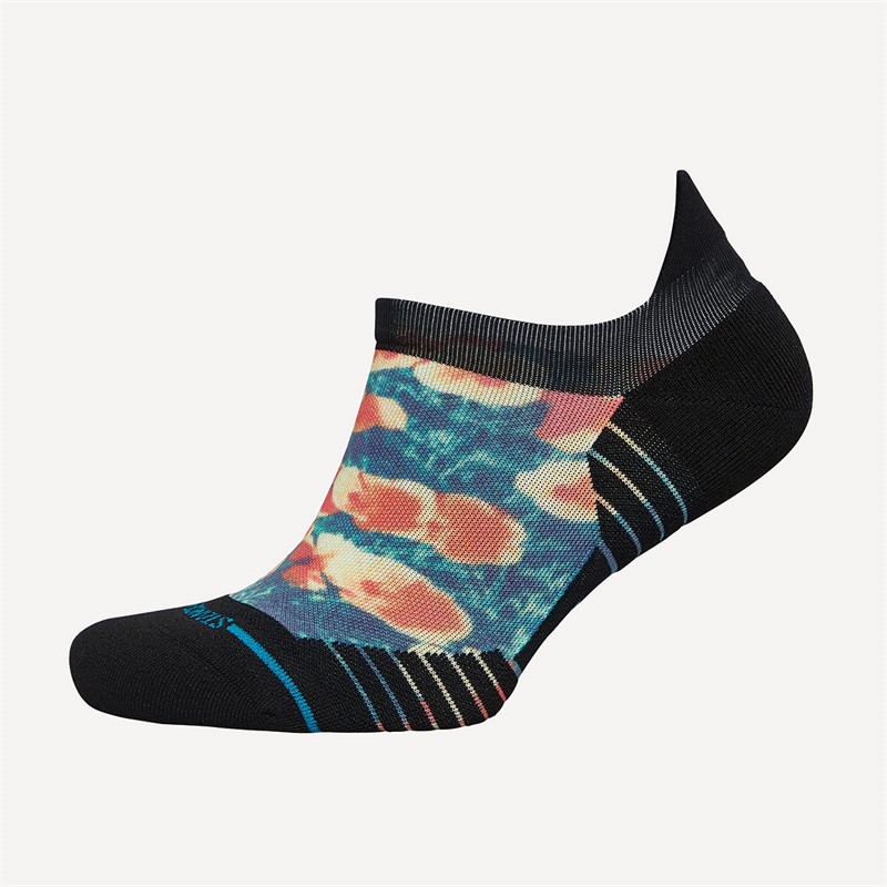 STANCE Womens Pop Light Tab Running Socks Black
