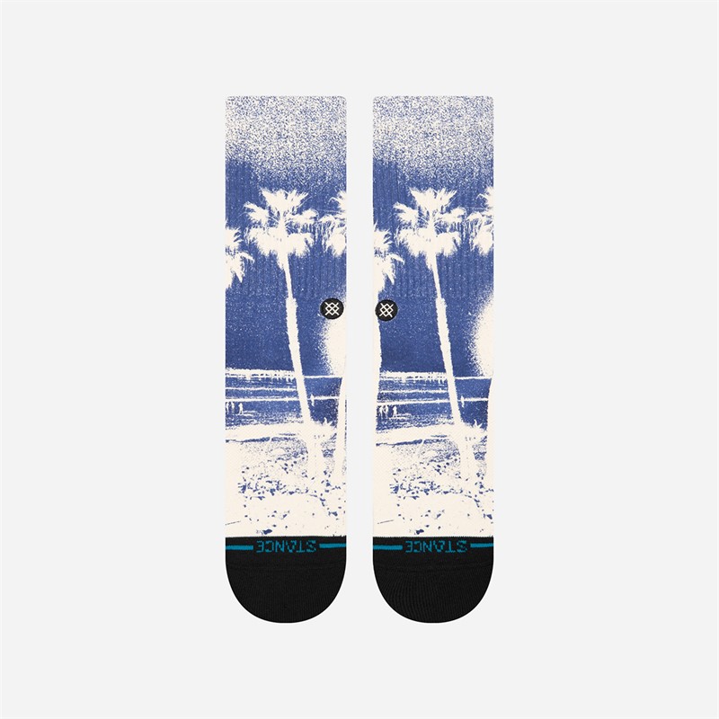 STANCE In Paradise Graphic Crew Socks Indigo