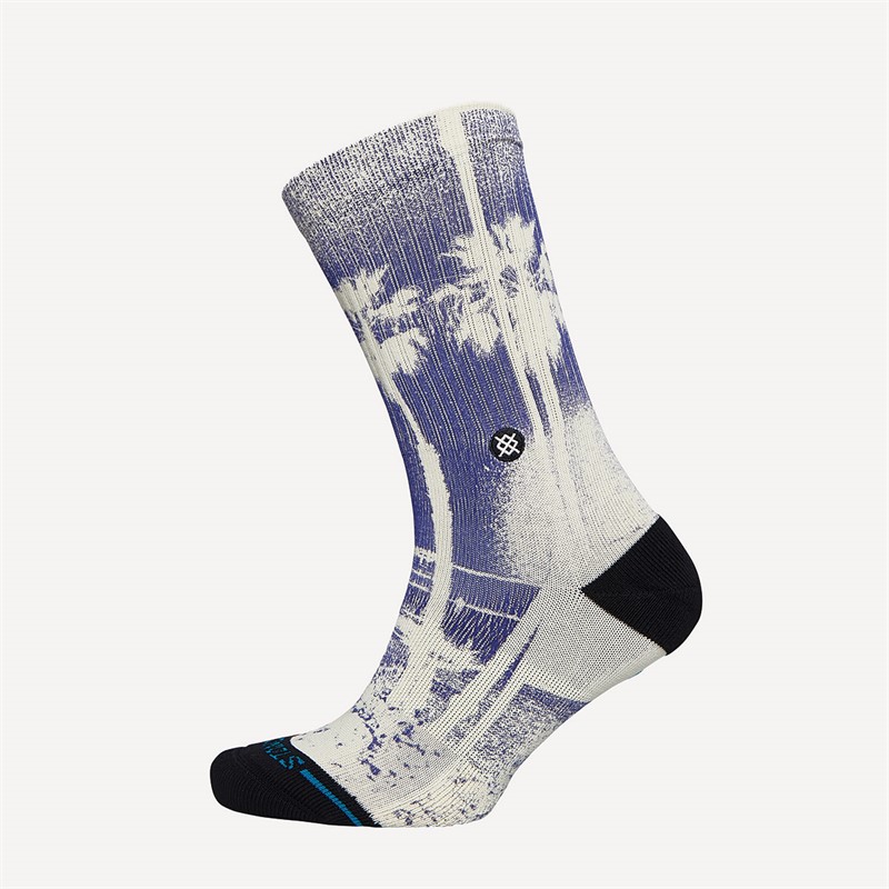 STANCE In Paradise Graphic Crew Socks Indigo