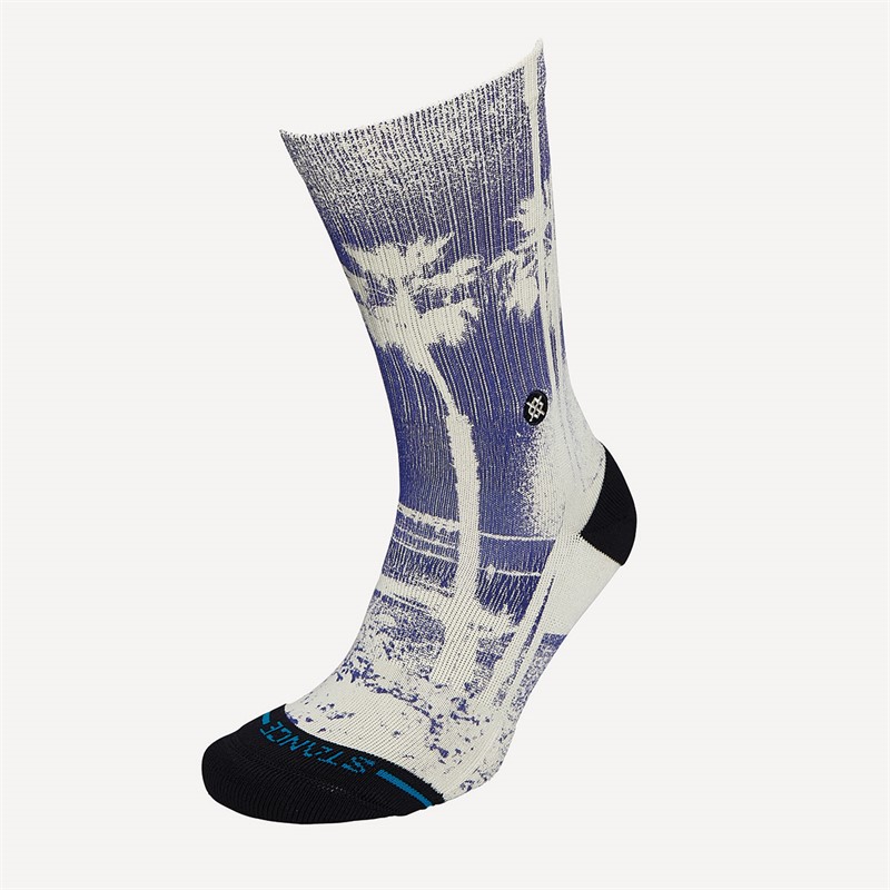 STANCE In Paradise Graphic Crew Socks Indigo
