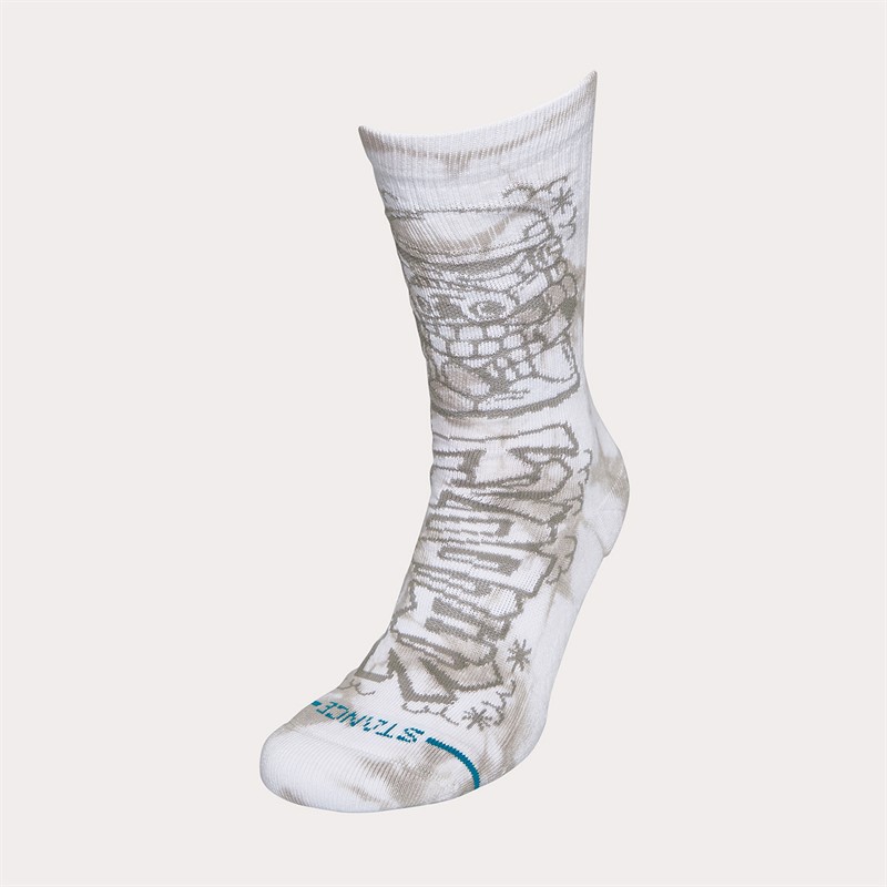 STANCE Star Wars DJ Trooper Graphic Crew Socks White