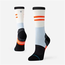 STANCE Womens So Sporty Running Crew Socks Blue