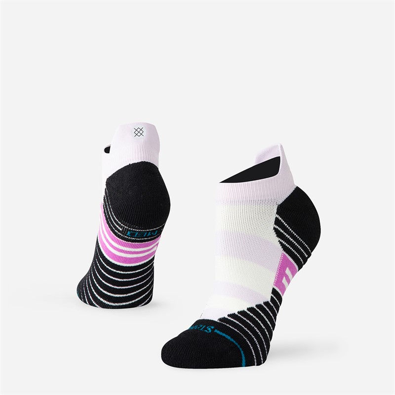 STANCE Womens Break Mid Tab Running Socks Orchid