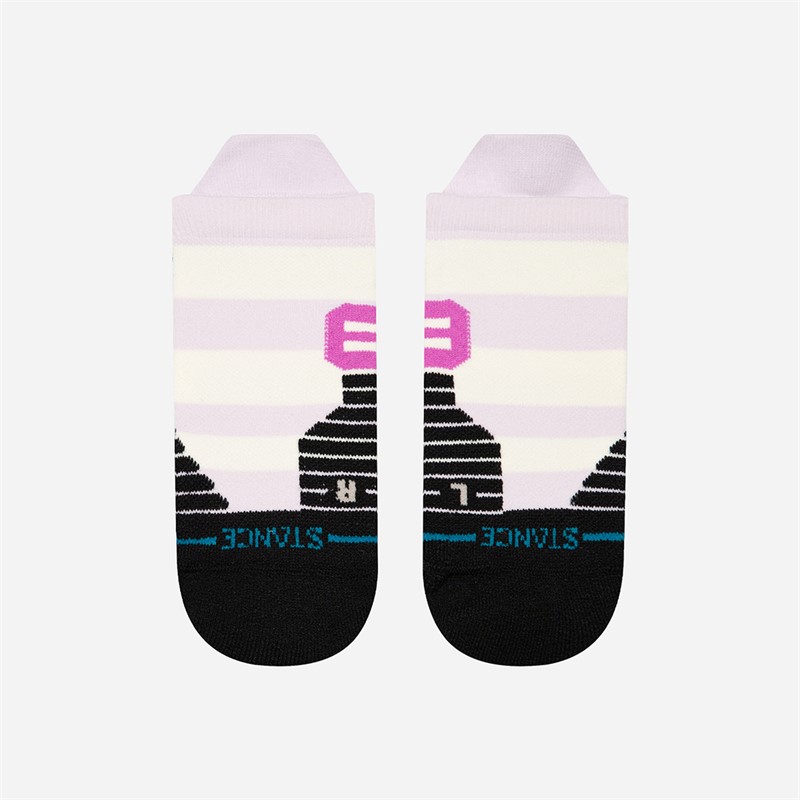 STANCE Womens Break Mid Tab Running Socks Orchid