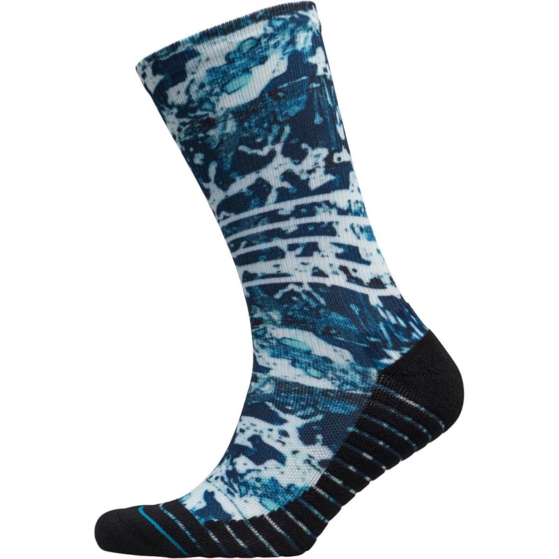 Buy STANCE Mens Frostbite Athletic Cushioned Training Crew Socks Blue