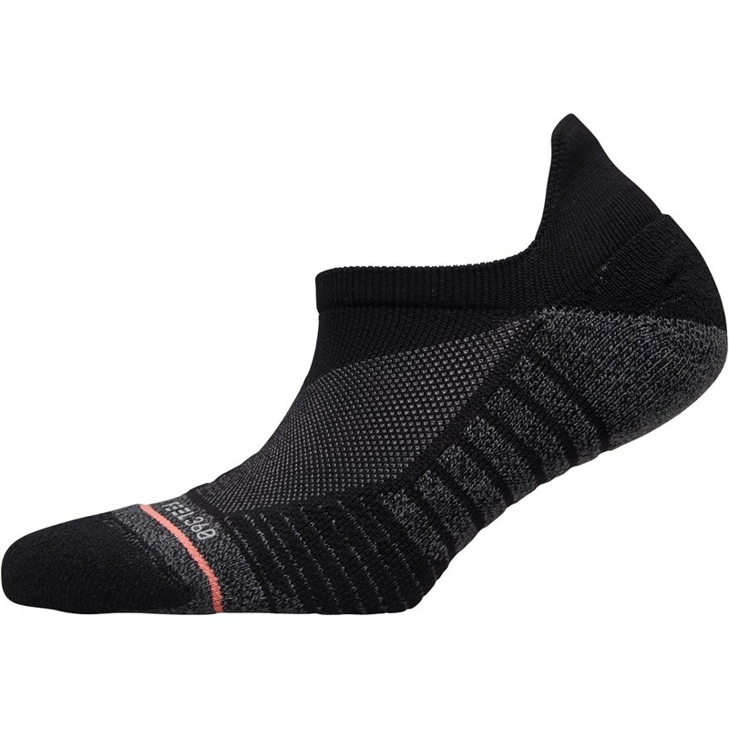 Image of STANCE Womens Isotonic Cushioned Training Tab Socks Black/Black