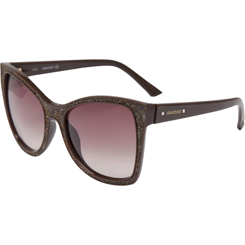 Swarovski Womens Sunglasses Brown