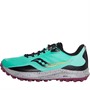 Saucony Womens Peregrine 12 Trail Running Shoes Cool Mint/Acid