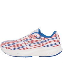 Saucony Womens Ride 15 Neutral Running Shoes White/Blue/Red