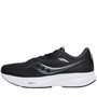 Saucony Mens Ride 15 Neutral Running Shoes Black/White