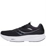 Saucony Womens Ride 15 Neutral Running Shoes Black/White