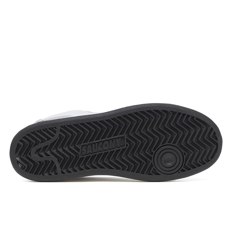 Saucony Womens Jazz Court Trainers White/Silver