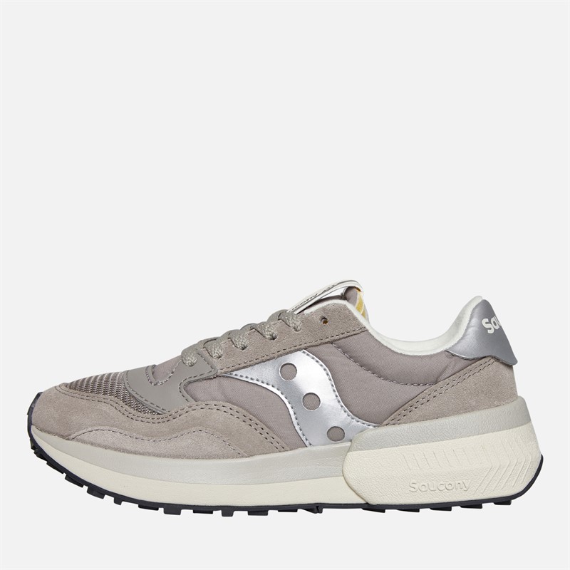 Saucony Womens Jazz NXT Trainers Dove/Silver