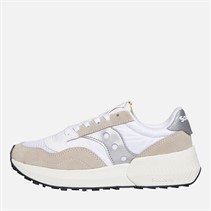 Saucony Womens Jazz NXT Trainers White/Silver