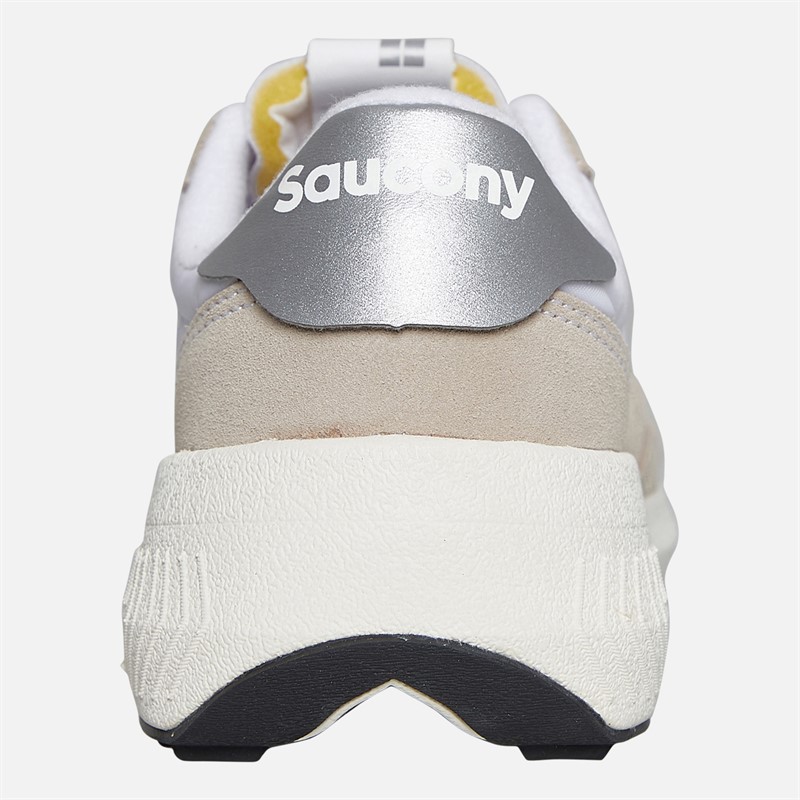 Saucony Womens Jazz NXT Trainers White/Silver