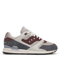 Saucony Mens Courageous Trainers Dove/Chocolate
