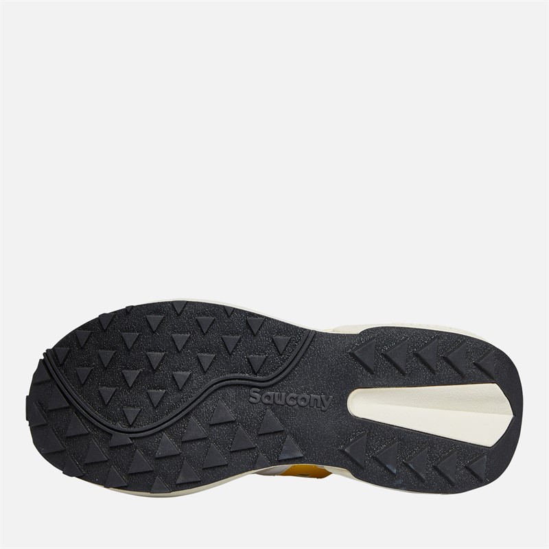 Saucony Womens Jazz NXT Trainers White/Yellow