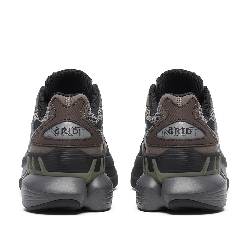 Saucony Grid NXT Trainers Brown/Silver