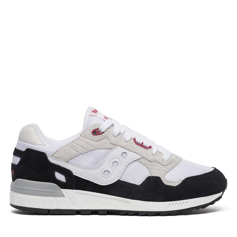 Saucony Mens Shadow 5000 Trainers White/Black