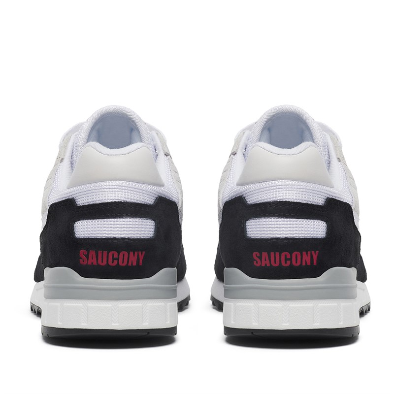 Saucony Mens Shadow 5000 Trainers White/Black