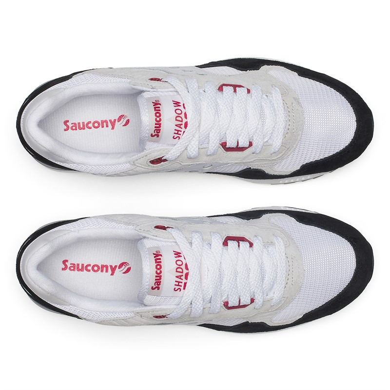 Saucony Mens Shadow 5000 Trainers White/Black