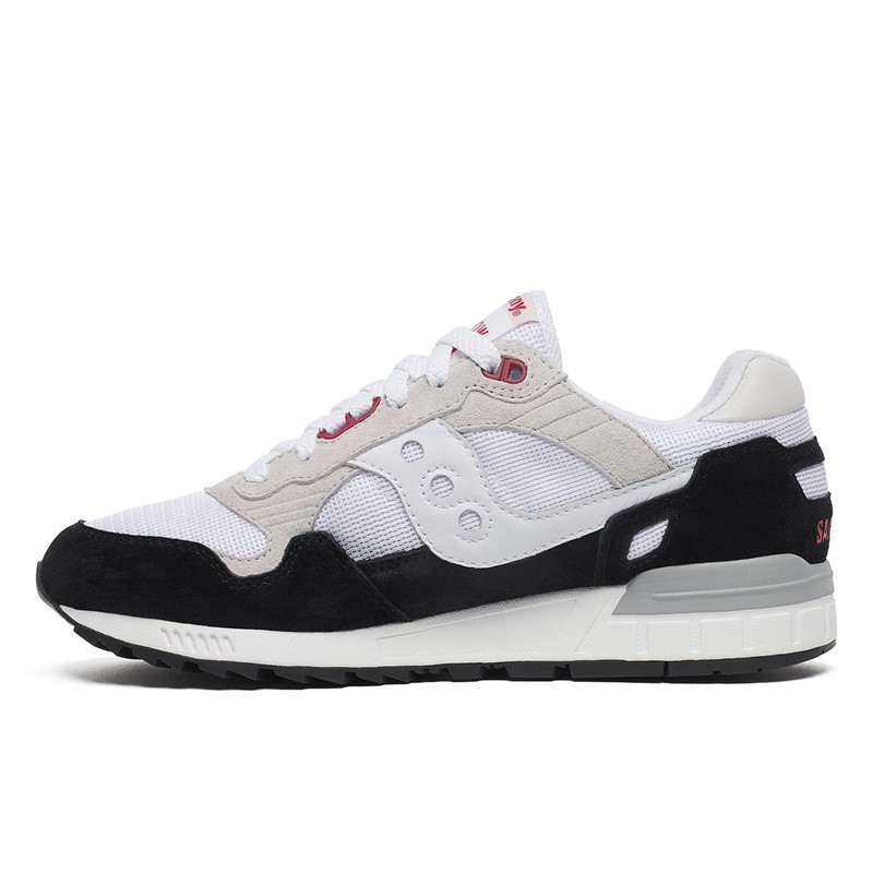 Saucony Mens Shadow 5000 Trainers White/Black