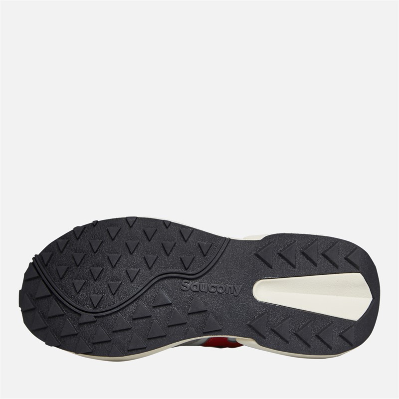 Saucony Womens Jazz NXT Trainers Grey/Red