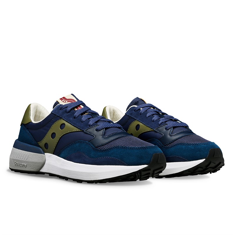 Saucony Mens Jazz NXT Trainers Navy/Green
