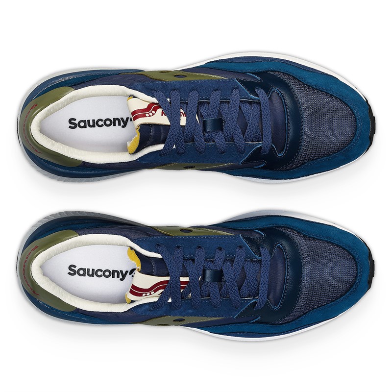 Saucony Mens Jazz NXT Trainers Navy/Green