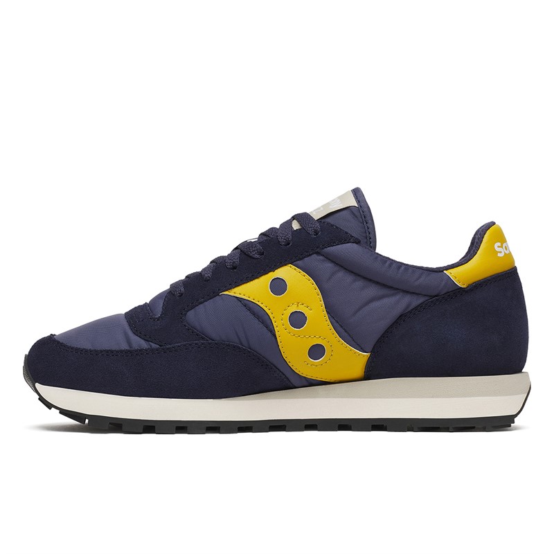 Saucony Mens Jazz Original Trainers Navy/Mustard