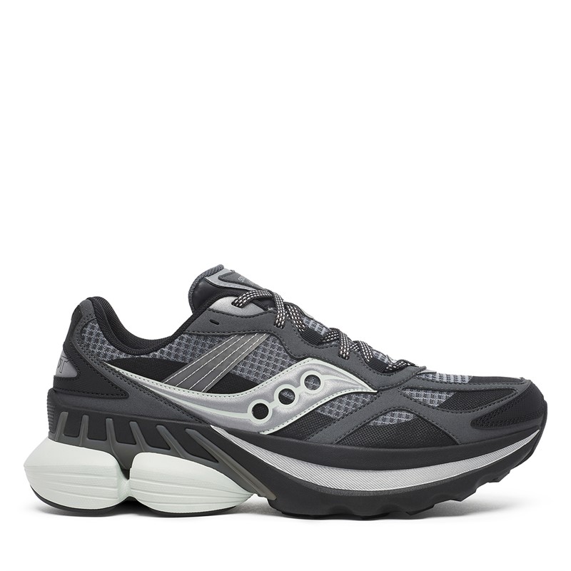 Saucony GRID NXT Trainers Dark Grey/Silver