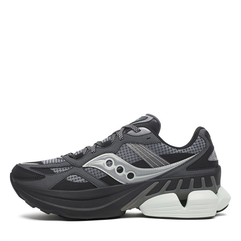 Saucony GRID NXT Trainers Dark Grey/Silver