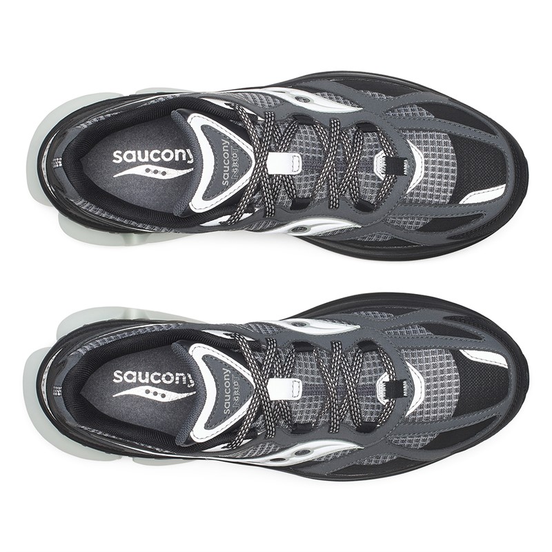 Saucony GRID NXT Trainers Dark Grey/Silver