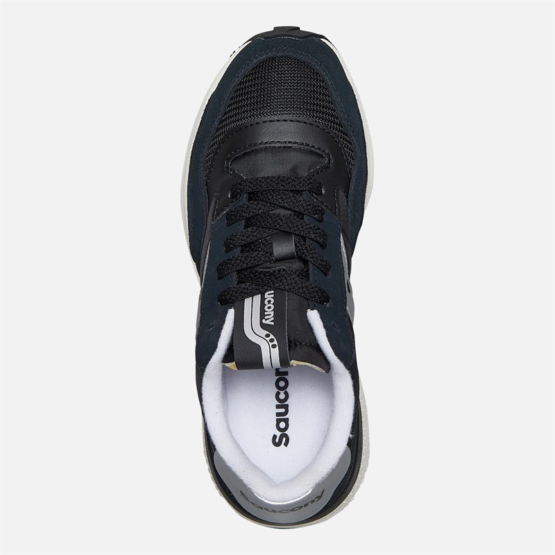 Saucony Womens Jazz NXT Trainers Black/Silver