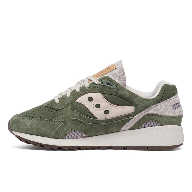 Saucony Mens Shadow 6000 Trainers Agave/Moon
