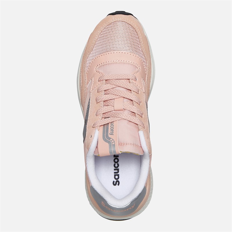 Saucony Womens Jazz NXT Trainers Pink/Silver