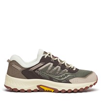 Saucony Grid Peak Trainers Olive/Brown
