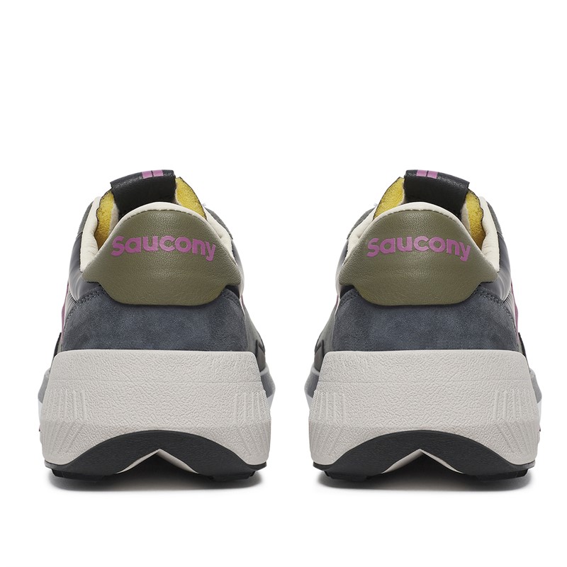 Saucony Womens Jazz NXT Trainers Black/Purple