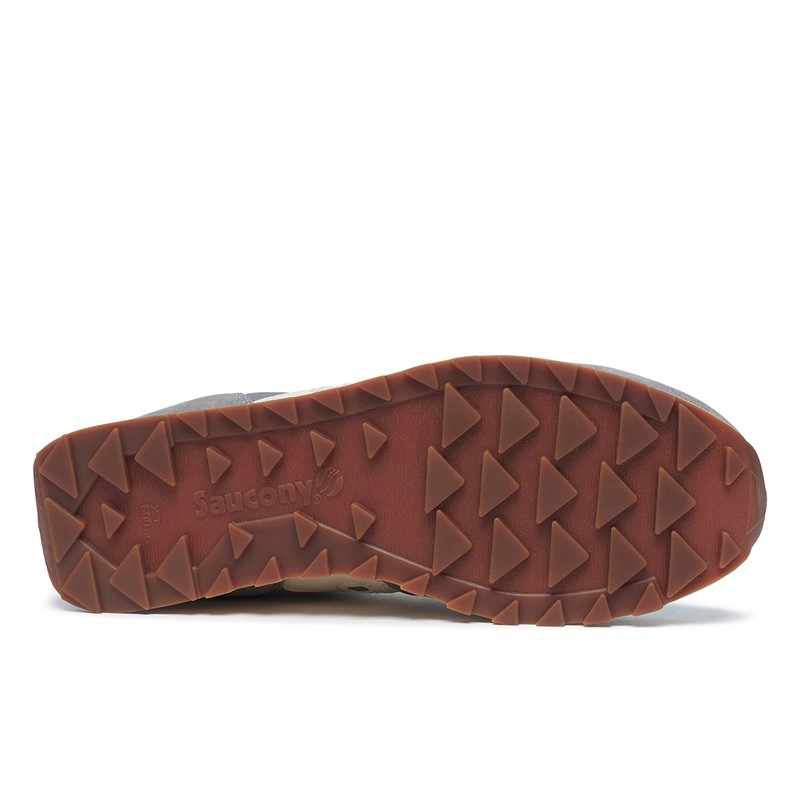 Saucony Mens Jazz Original Trainers Grey/Cream