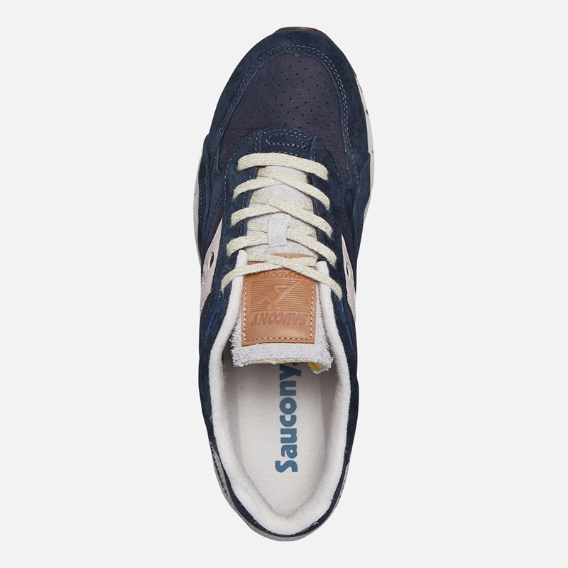Saucony Mens Shadow 6000 Trainers Navy/Moon