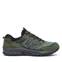 Saucony Mens Grid Peak Gore-Tex Waterproof Trainers Forest/Black