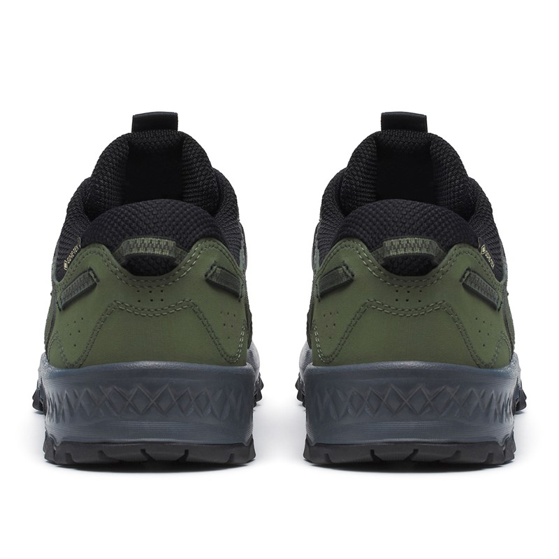 Saucony Mens Grid Peak Gore-Tex Waterproof Trainers Forest/Black