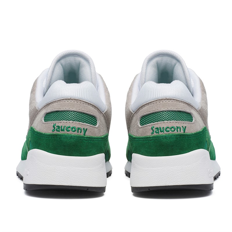 Saucony Mens Shadow 6000 Trainers White/Green