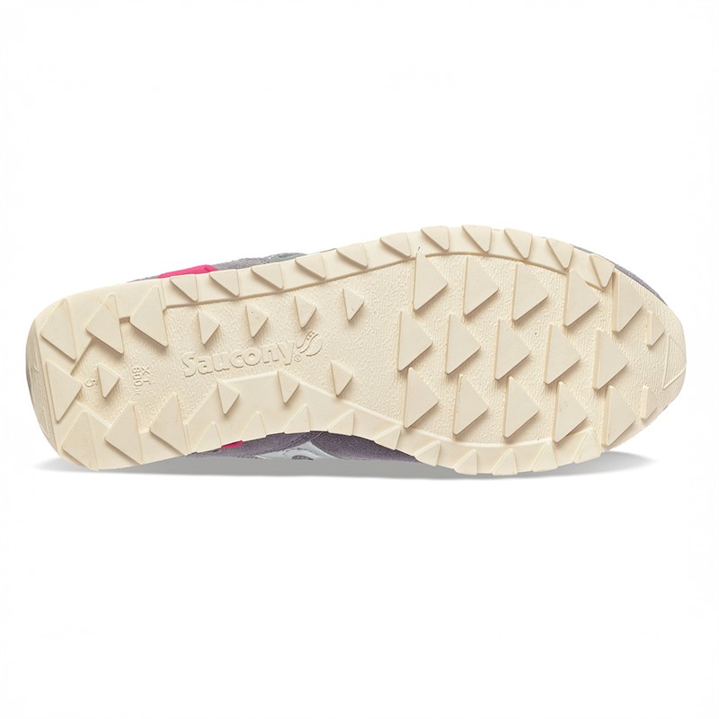 Saucony Womens Shadow Original Trainers Grey/Silver