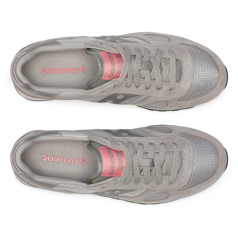 Saucony Womens Shadow Original Trainers Dove/Grey