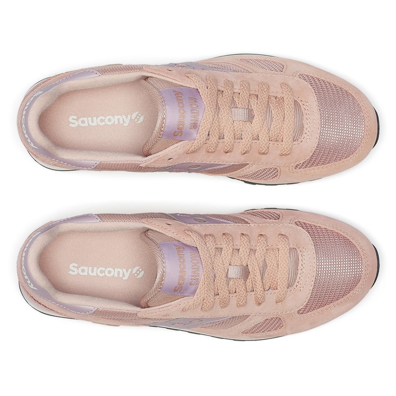 Saucony Womens Shadow Original Trainers Mauve/Violet