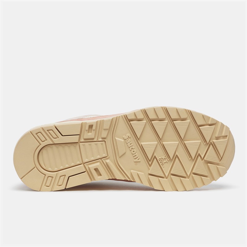 Saucony Womens Shadow 6000 Crafted Trainers Off White/Peach