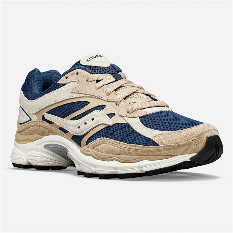 Saucony Progrid Omni 9 Trainers Beige/Blue