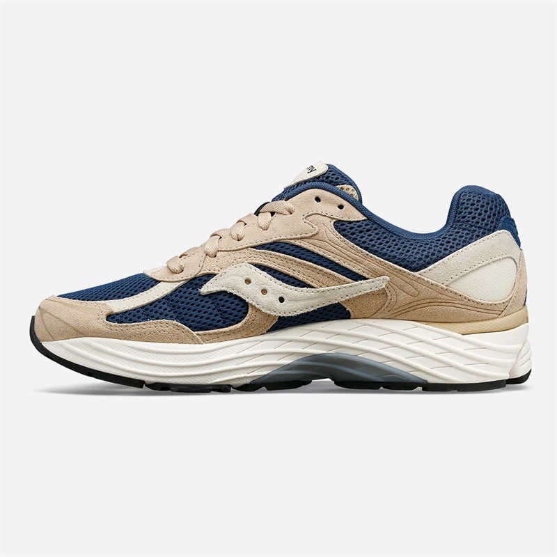 Saucony Progrid Omni 9 Trainers Beige/Blue