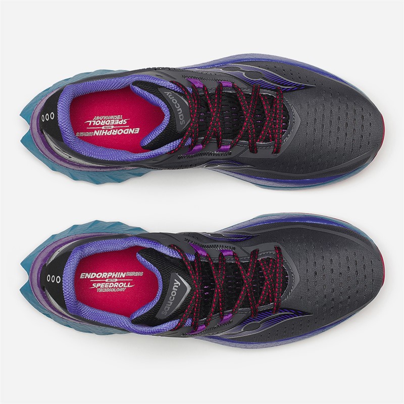 Saucony Mens Endorphin Speed 4 Neutral Running Shoes Shadow/Storm